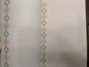 Coloring journal - dot grid interior