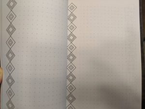 Coloring journal - dot grid interior